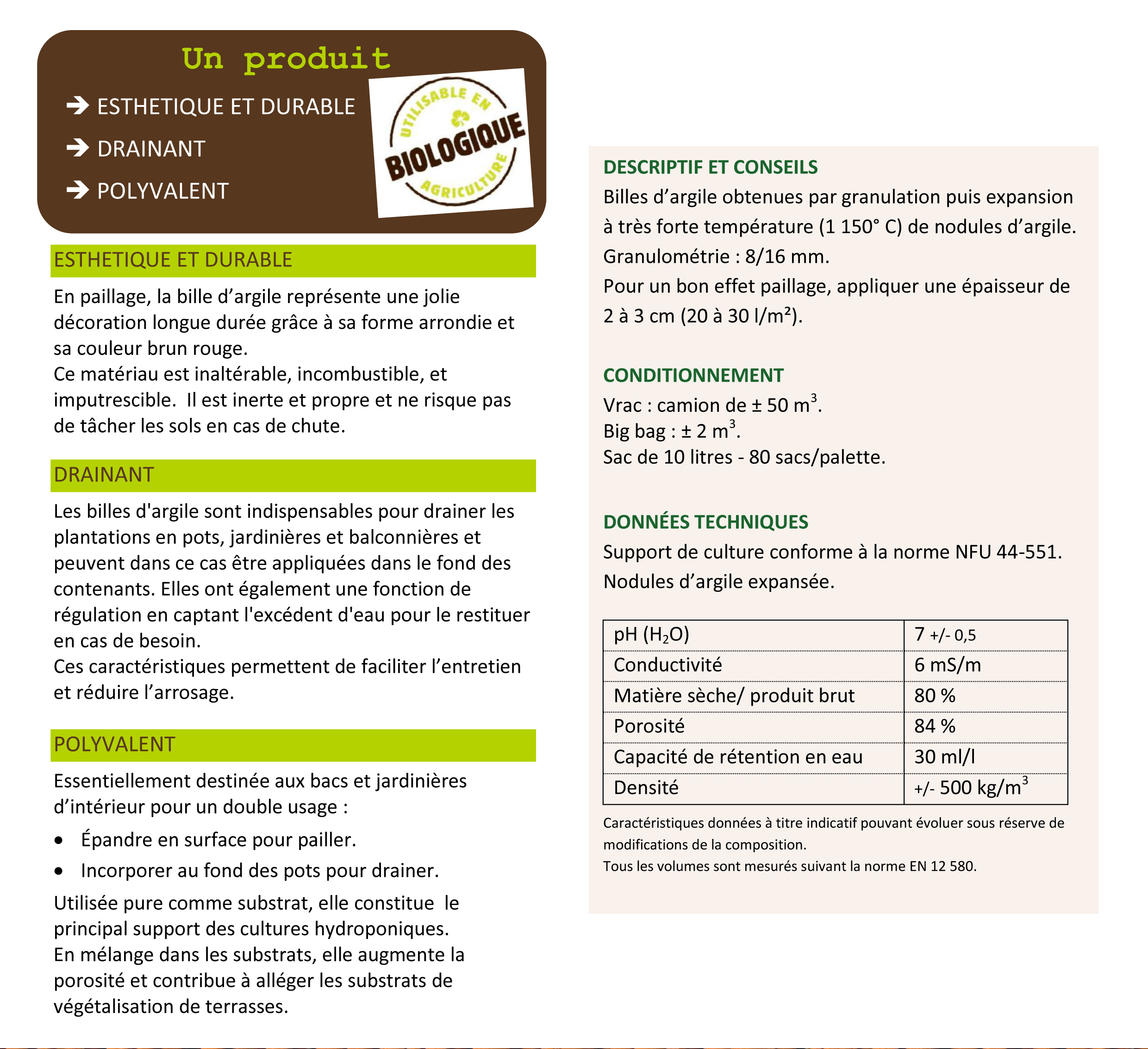 Billes d'argile expansée spécial hydroculture - 2m3 - Image 2