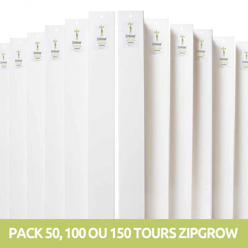 Pack 50, 100 ou 150 tours Zipgrow pour ferme aquaponique