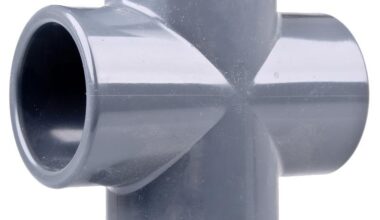 Raccord en croix 4 sorties PVC-U diam. 25 / 32 / 40 / 50 mm